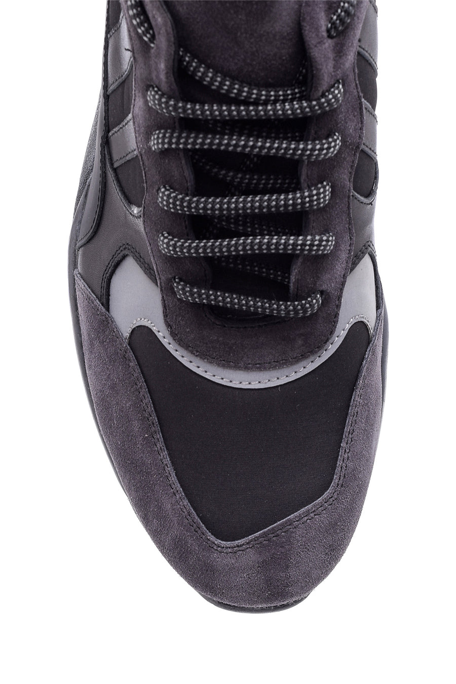 Erkek Şeffaf Tabanlı Deri Sneaker
