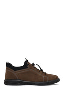 Men's Tan Lace-up Nubuck Leather Casual Sneaker | Derimod