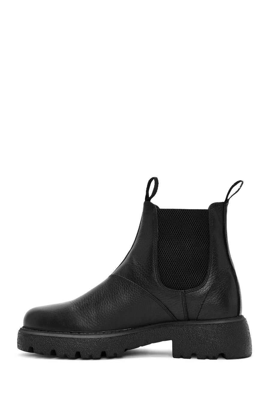 Men's Black Leather Chelsea Boots
