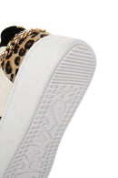 Alberto Guardiani Women's Black Chain Leather Sneaker | Derimod
