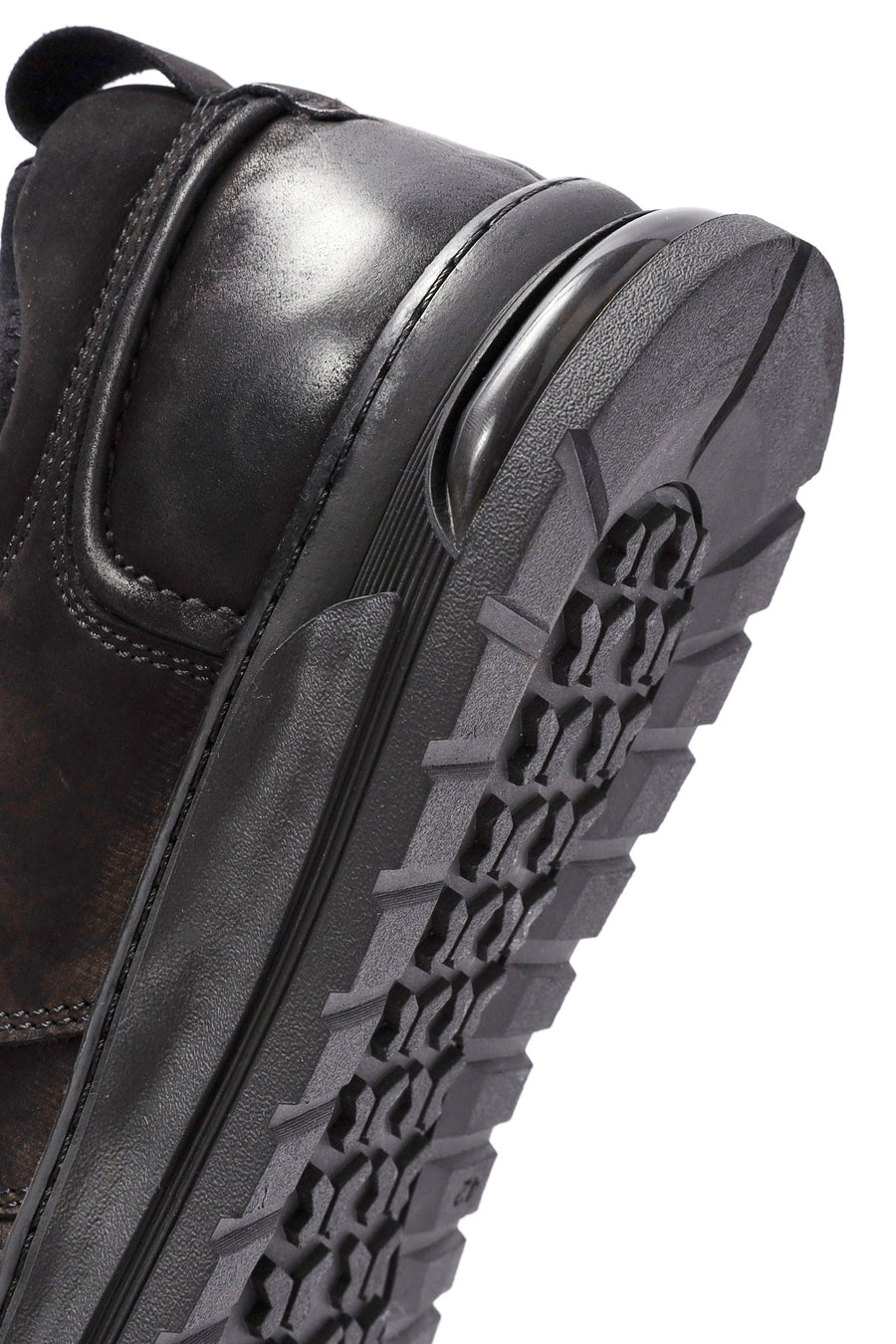 
Men's Black Lace-Up Suede Leather Casual Shoes
