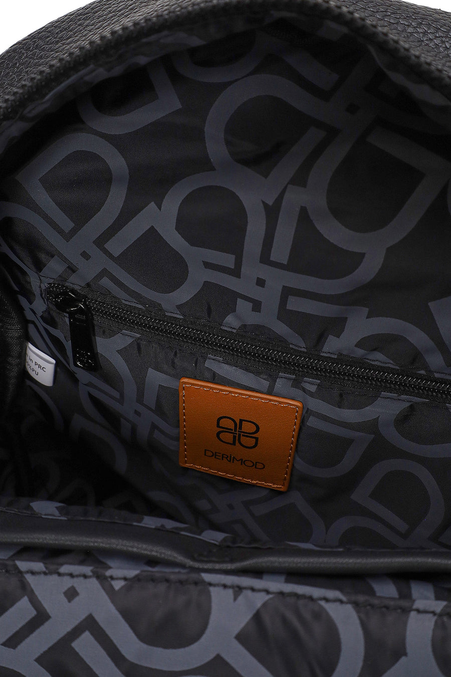 Woman Black Long-Strap Backpack
