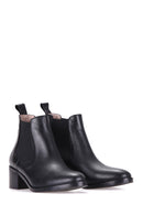 Heeled Women's Leather Boots | Derimod
