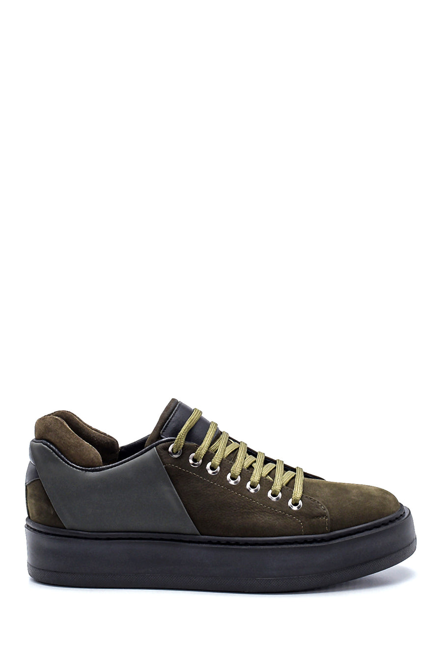 Men's Leather Nubuck Sneaker 21WFD6405V3 | Derimod
