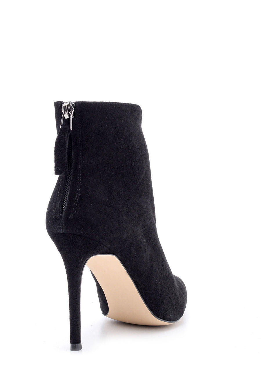 Women's Heeled Suede Leather Boots