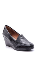 Women's Snakeskin Patterned Wedge Heeled Shoes | Derimod