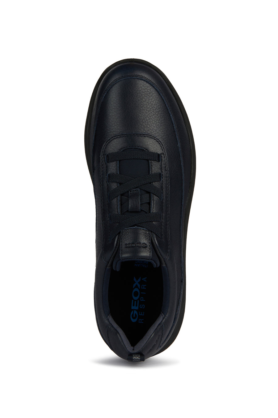Geox Men's Navy Blue U Spherica Leather Sneaker