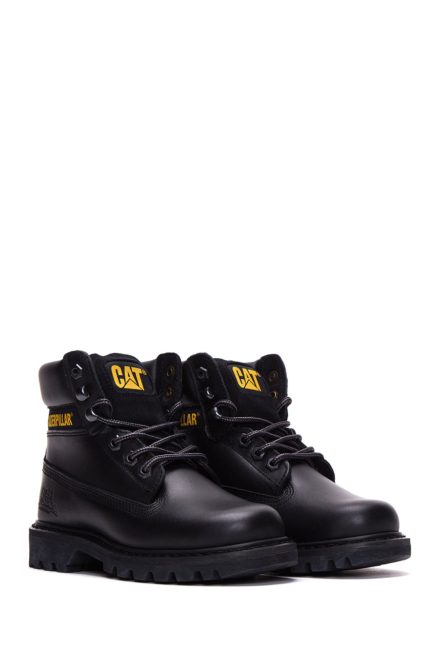 Caterpillar Women's Black Leather Colorado Boots
