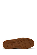 Men's Tan Suede Leather Sneaker | Derimod