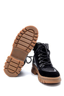 Women's Suede Leather Thick Soled Boots | Derimod