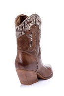 Women's Crocodile Detailed Boots | Derimod