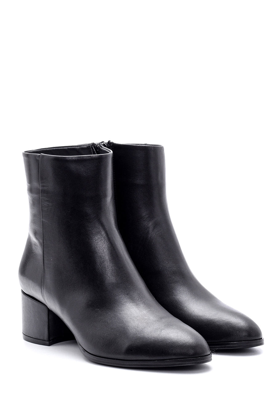 Women's Heeled Leather Boots