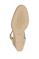 Geox Women's Mink Gelsa Ankle Strap Wedge Heel Espadrille | Derimod