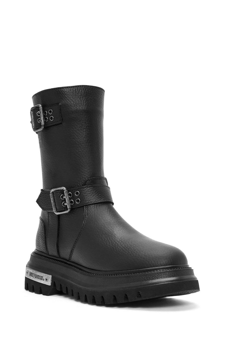 Harley Davidson Women's Black Sahara Zipper Leather Boots