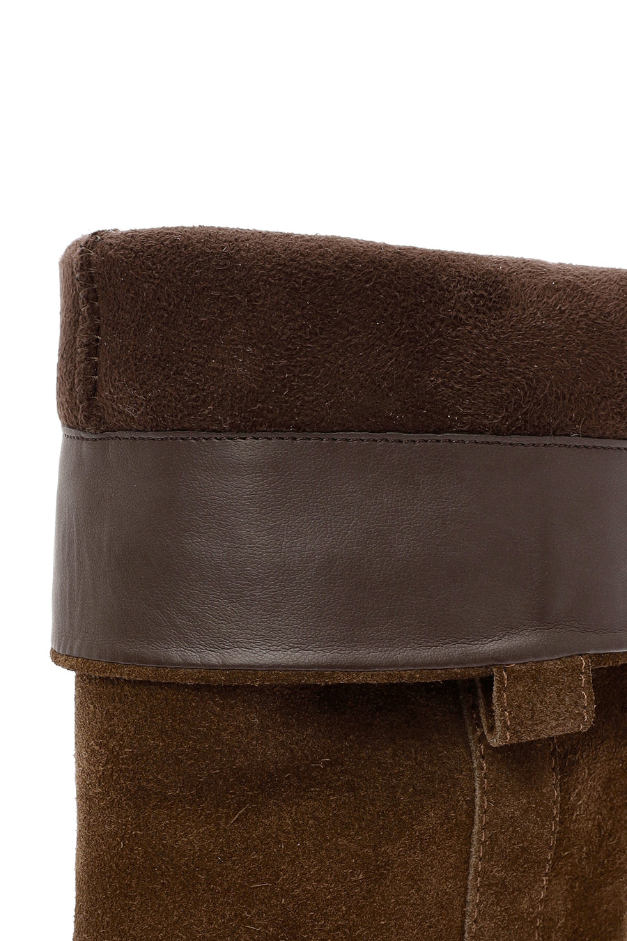 Women's Tan Suede Leather Boots