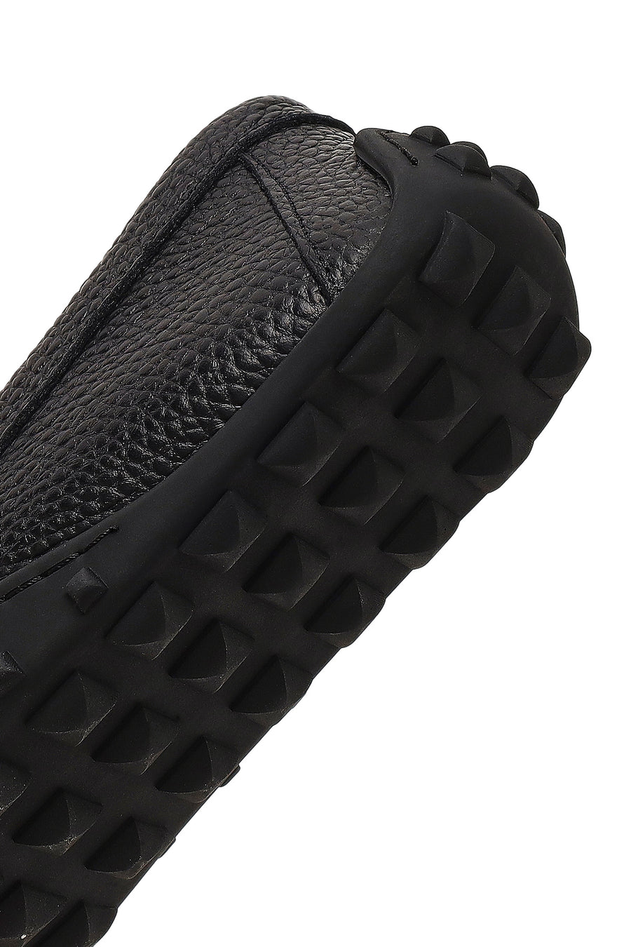 Women's Black Tasselled Leather Loafer