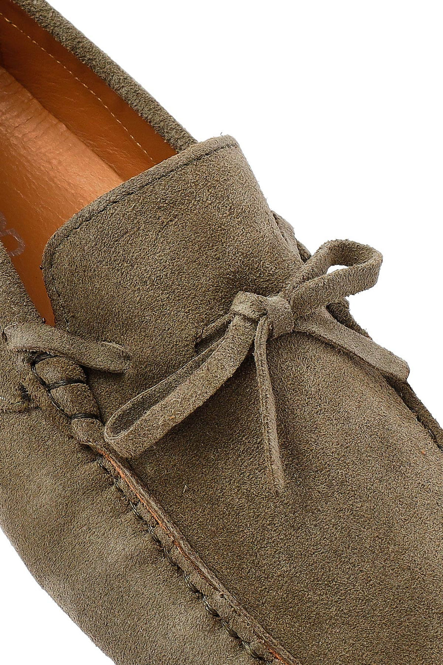 Men's Khaki Suede Leather Loafer