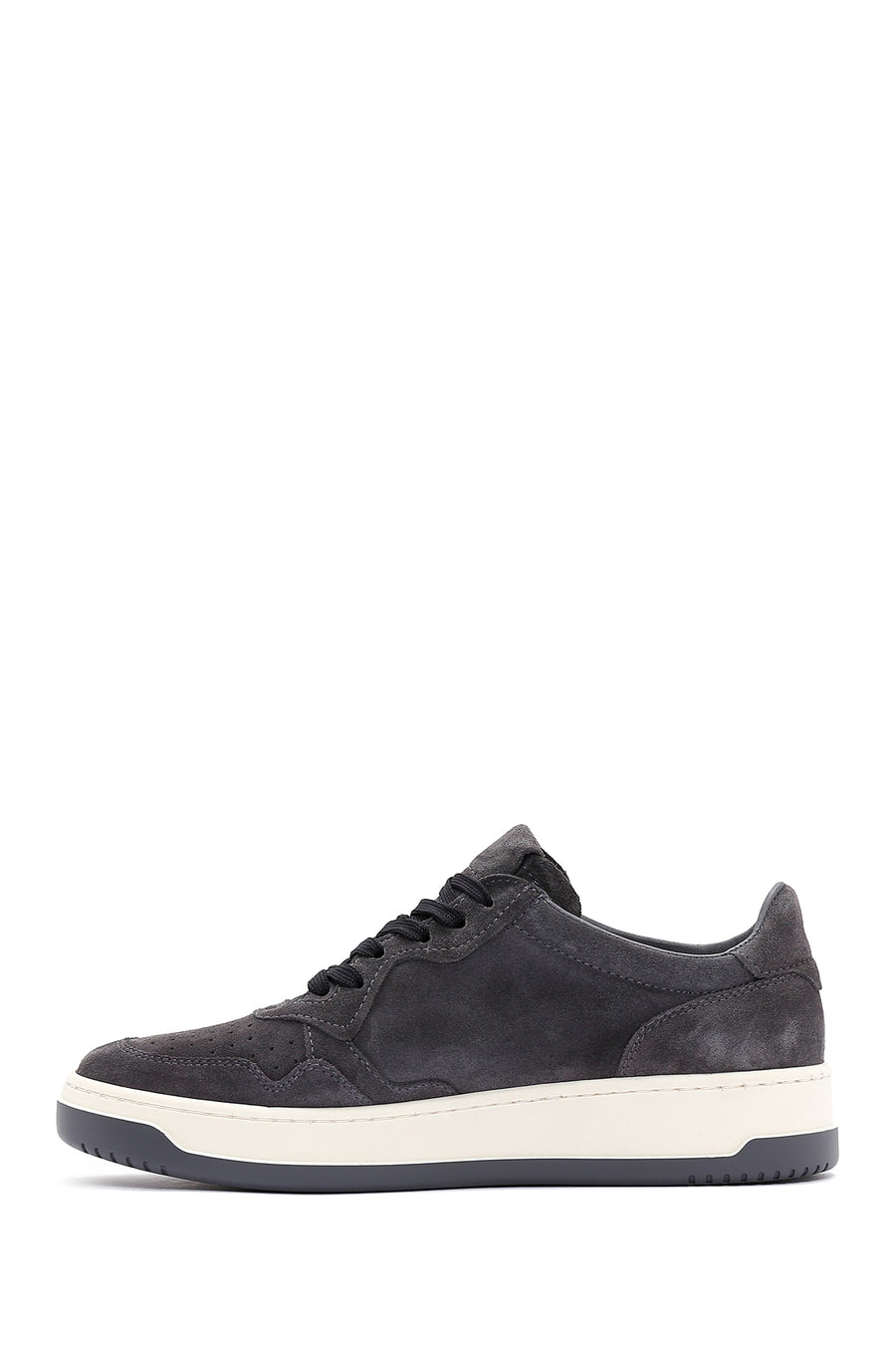 Men's Anthracite Suede Leather Sneaker
