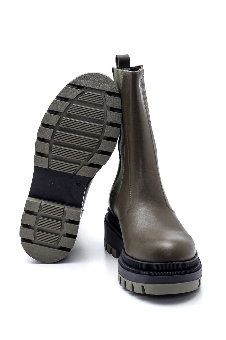 Women's Thick Soled Long Chelsea Boots