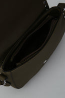 Women's Crossbody Bag with Staple Detail | Derimod