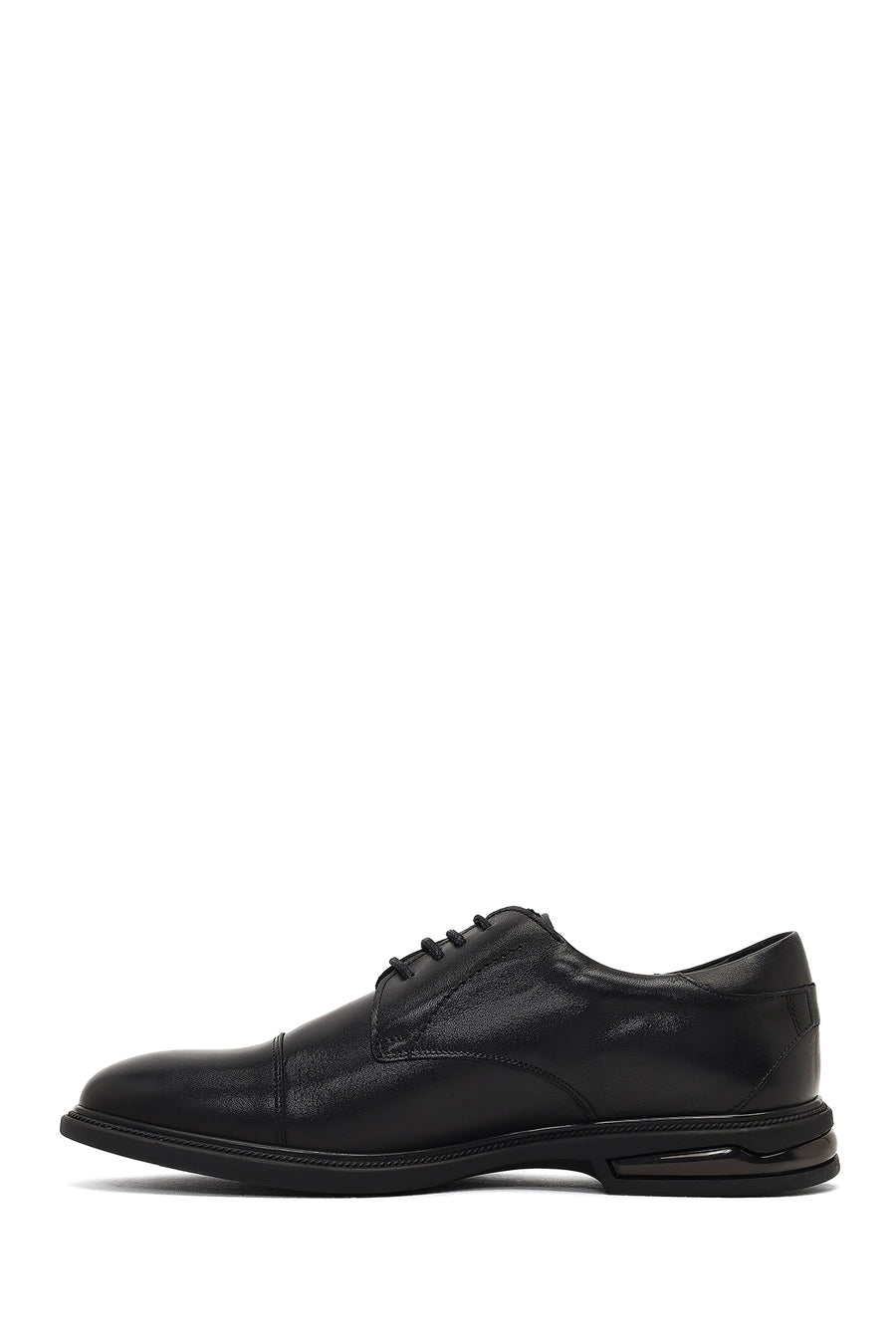 Men's Black Lace-up Leather Casual Shoes
