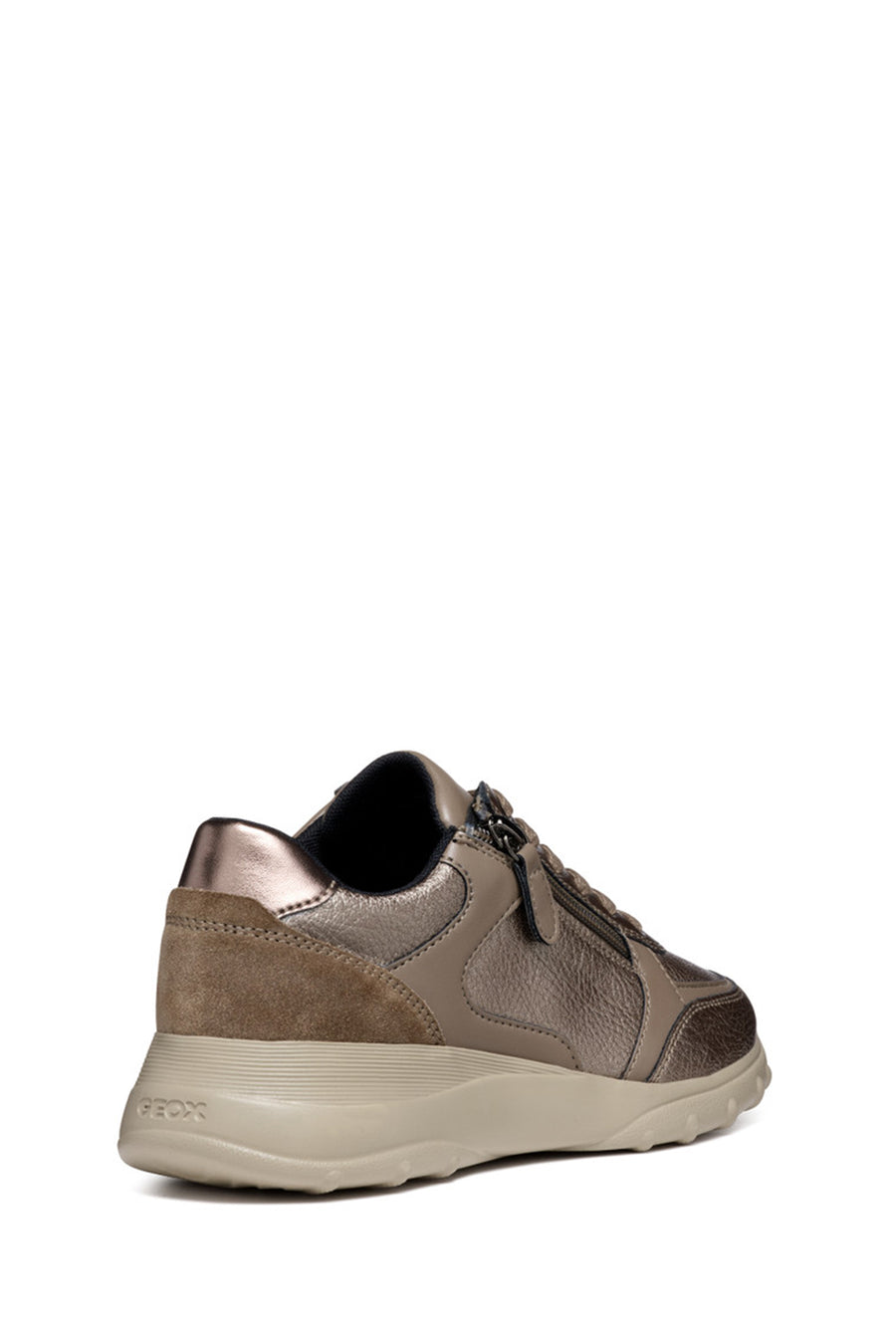 
Women Women Mink Spherica Lace-Up Thick Sole Leather Sneaker
