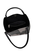 Women's Black Printed Shoulder Bag | Derimod