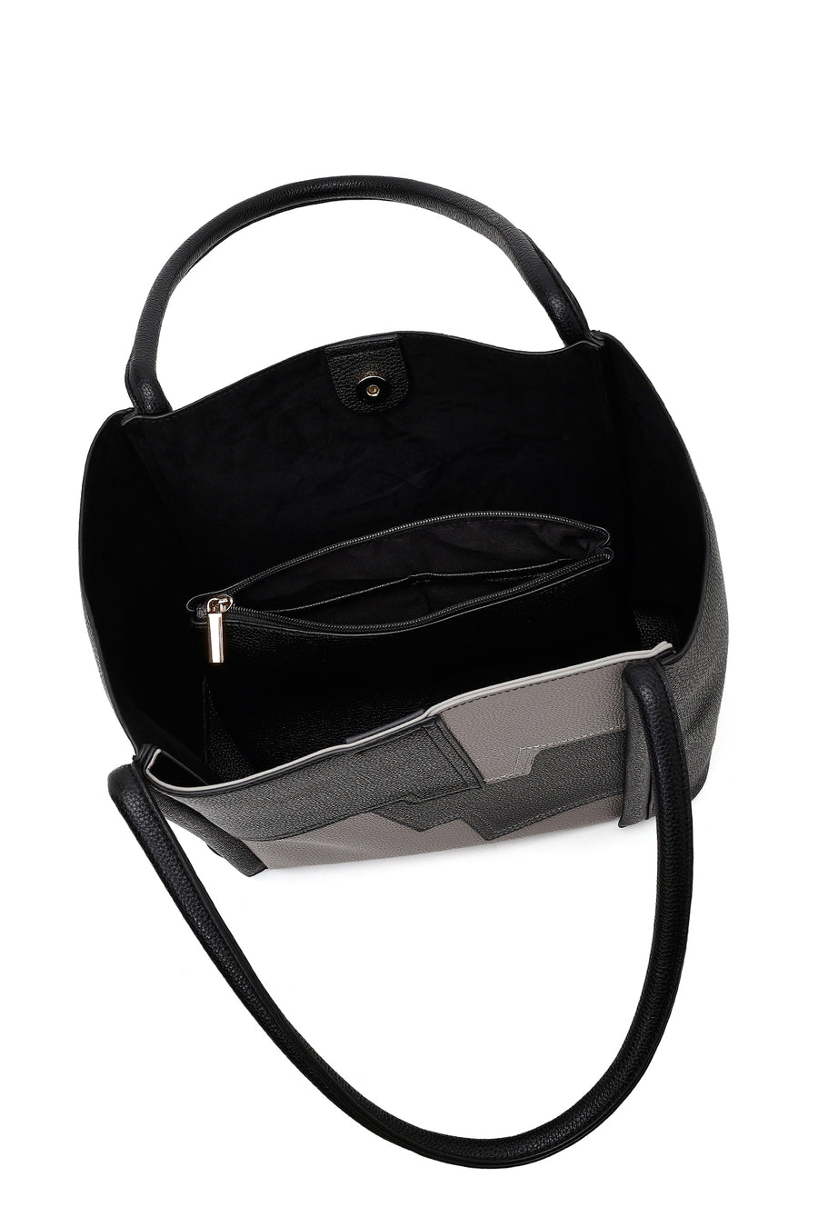 Women's Black Printed Shoulder Bag