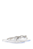 Women's Transparent Jelly Stone Slippers | Derimod