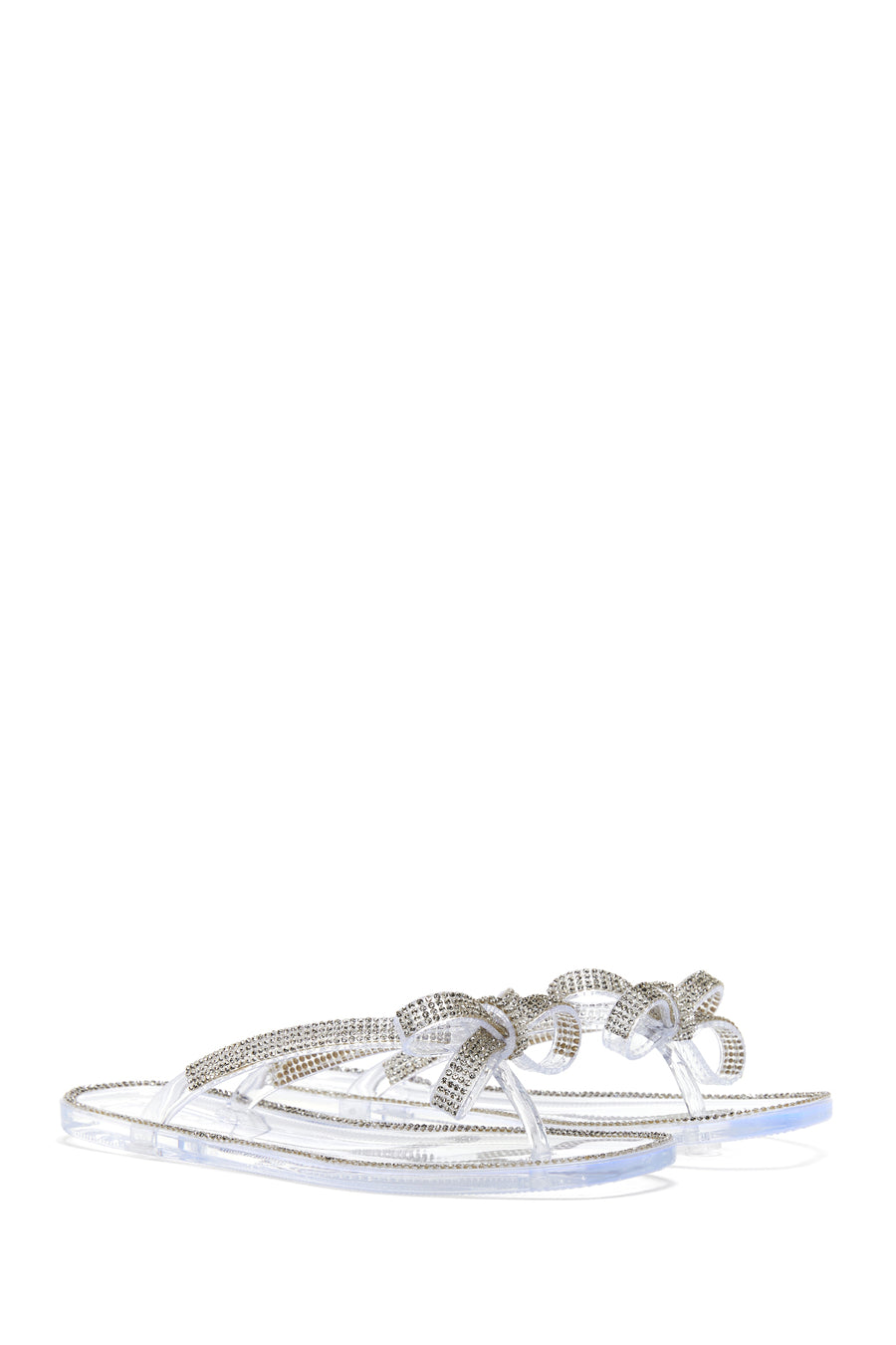 Women's Transparent Jelly Stone Slippers