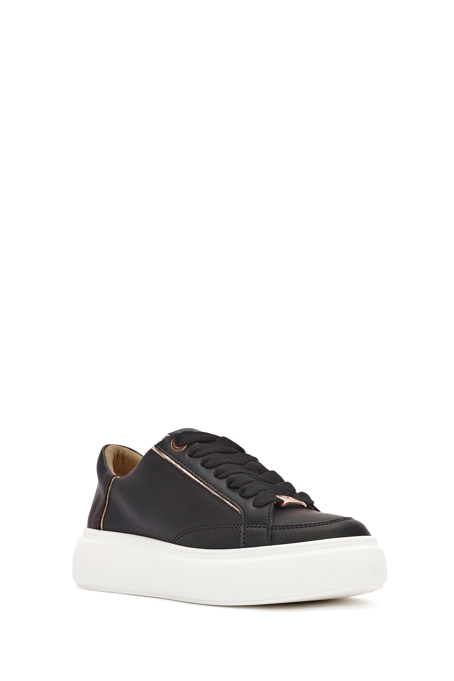 ACBC x Derimod Women's Black Lace-Up Chunky Sole Sneakers