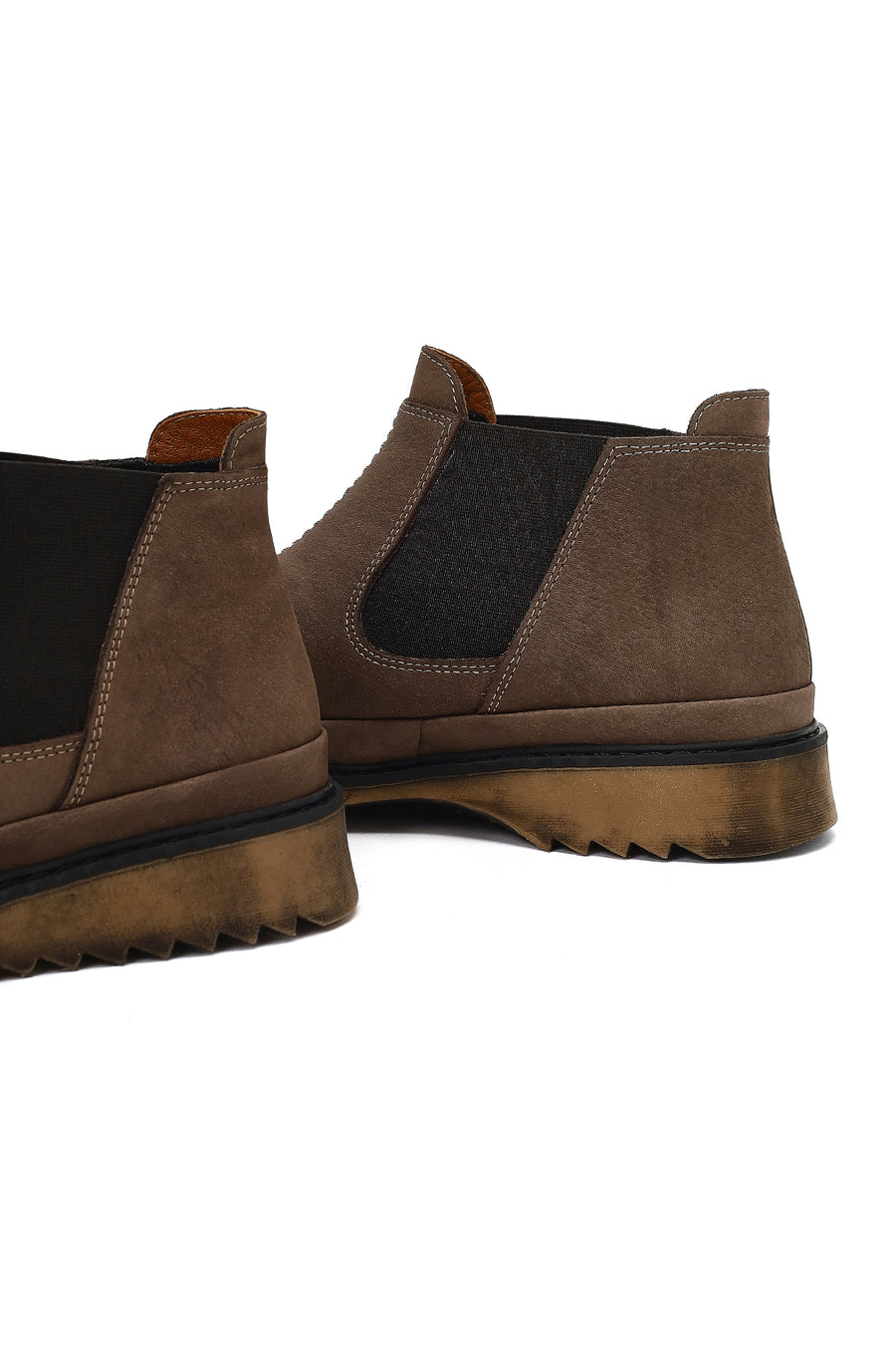 Men's Mink Nubuck Leather Chelsea Boot