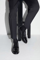 Male Black Lace-Up Leather Casual Shoes | Derimod