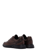 Men's Brown Lace-Up Leather Casual Sneakers | Derimod