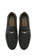 Erkek Siyah Deri Casual Loafer | Derimod
