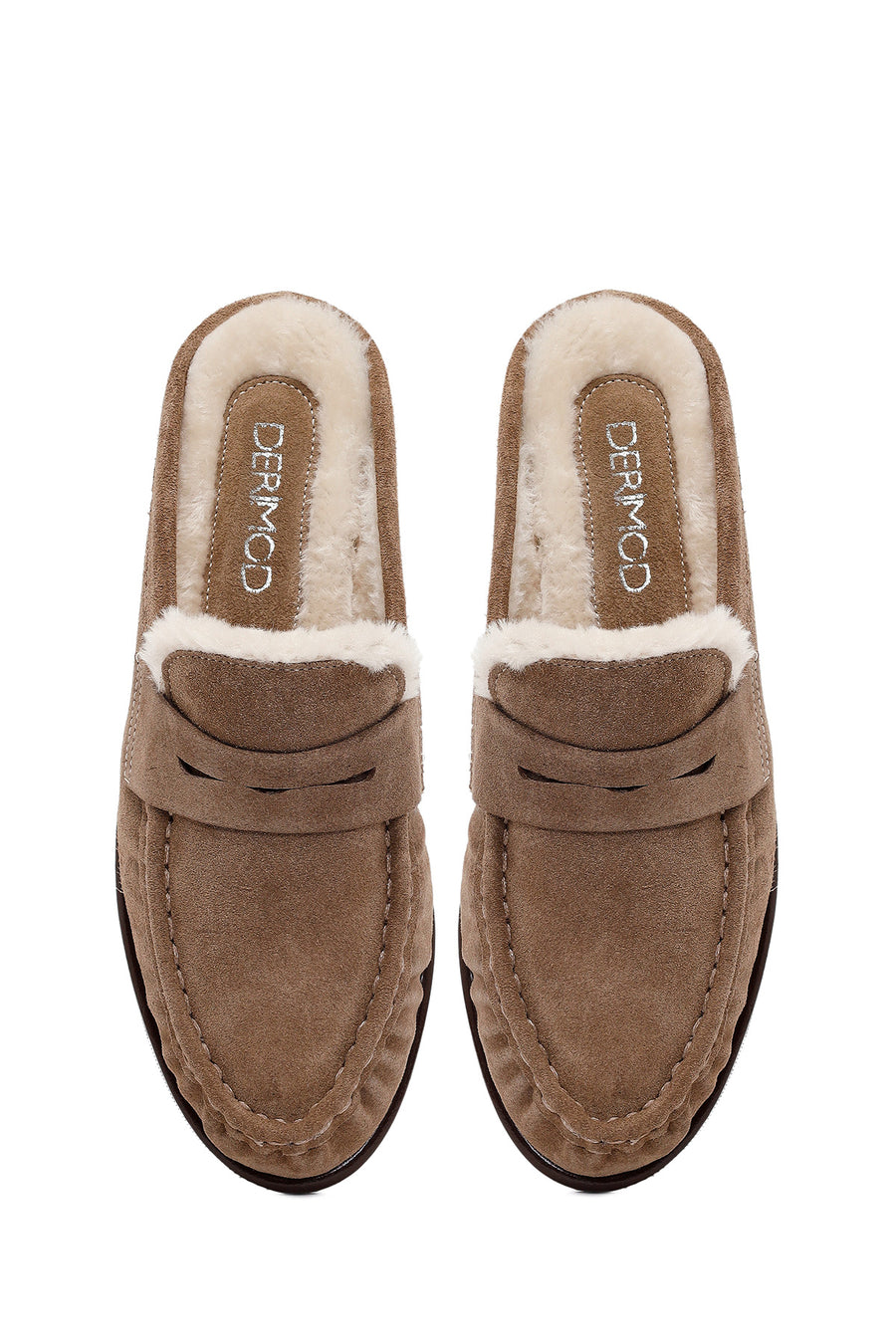 Woman Mink Suede Slipper