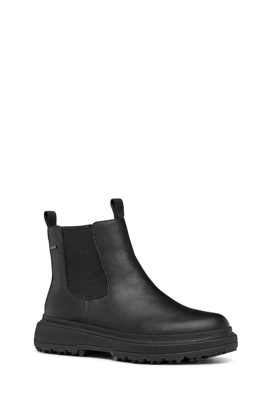 Geox Woman Siyah Leather Chelsea Bot
