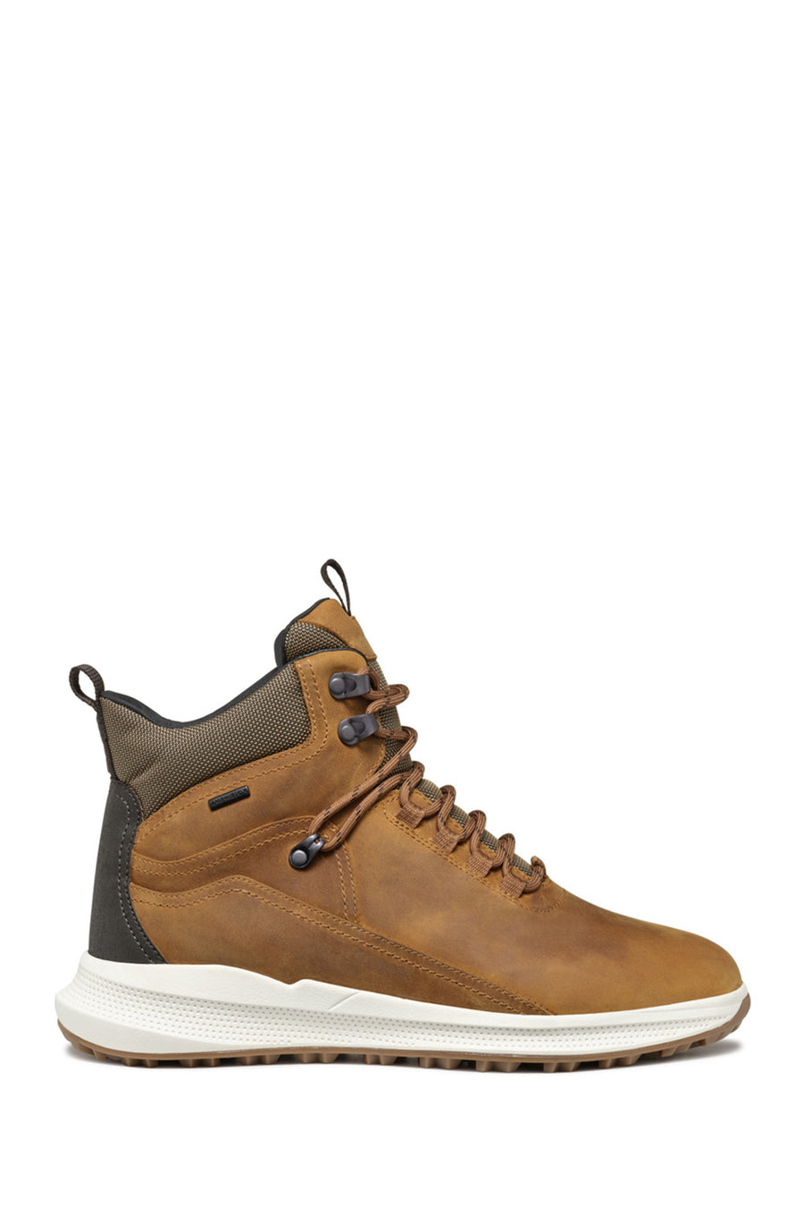Geox Men's Brown Lace-Up Leather Boat U46E0C0FF11C6001 | Derimod