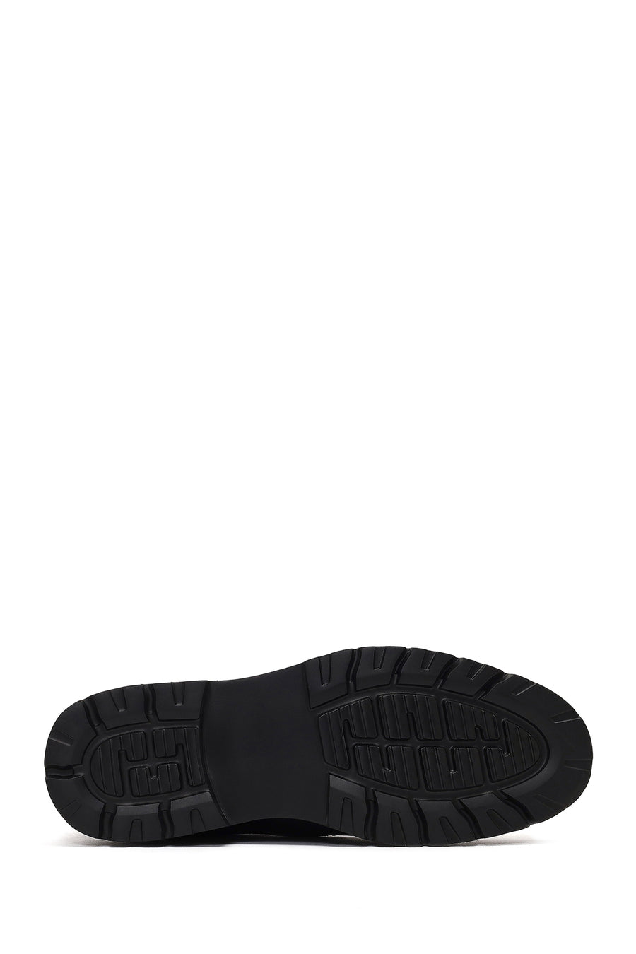 Men's Black Lace-Up Leather Casual Shoes