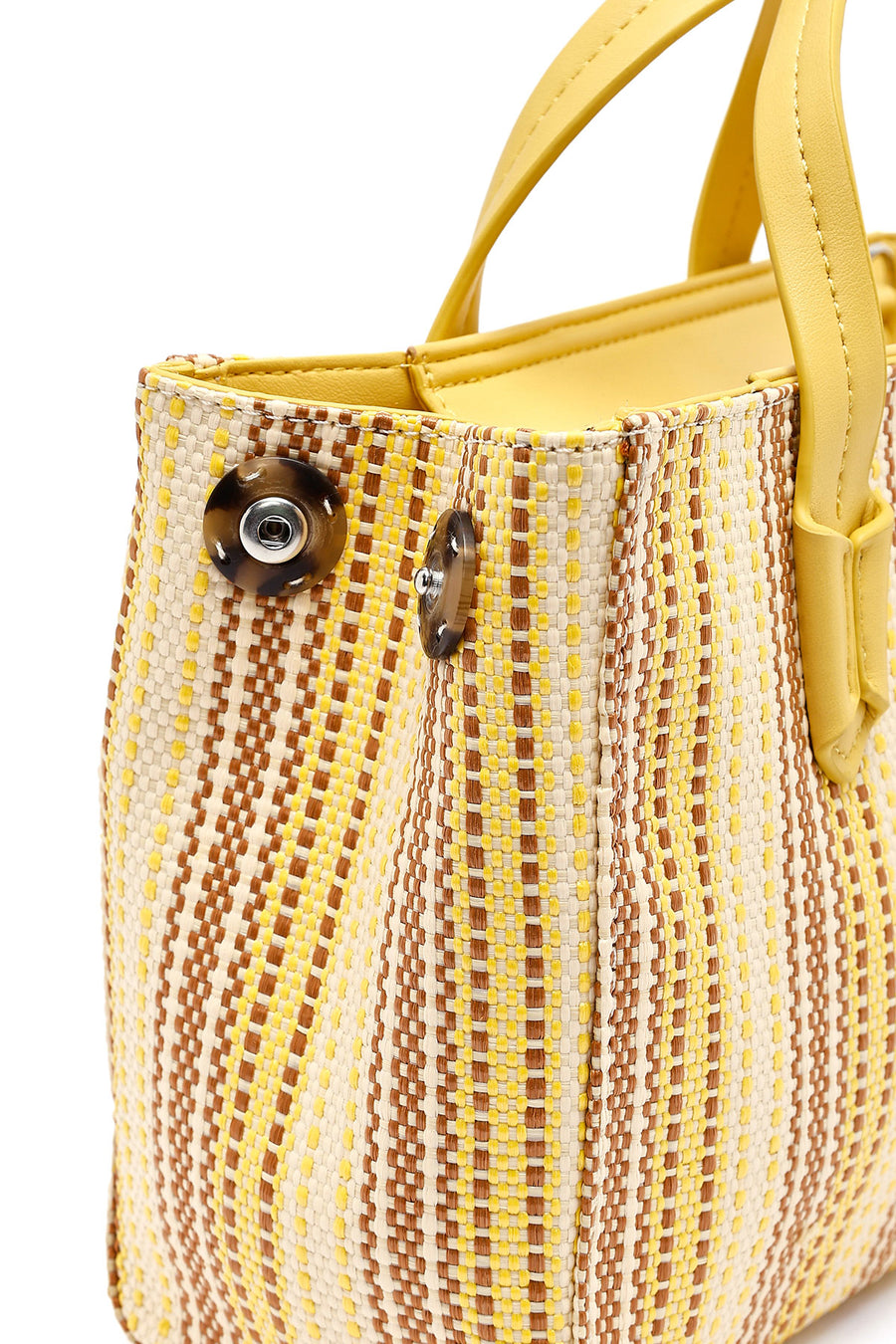 Woman Yellow Long Shoulder Bag