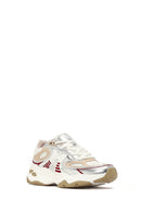 Women's Beige Lace-Up Thick-Soled Sneaker | Derimod