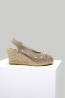 Women's Suede Leather Sandals | Derimod