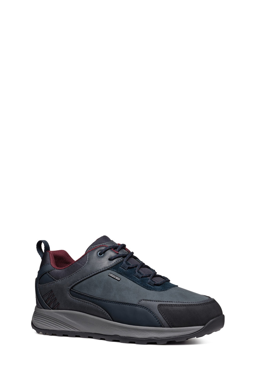 
Geox Men's Navy Blue Lace-up Leather Sneaker

