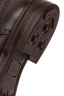 Male Brown Lace-up Leather Casual Shoes | Derimod