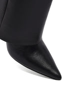Woman Black Stiletto Heels Leather Boat | Derimod