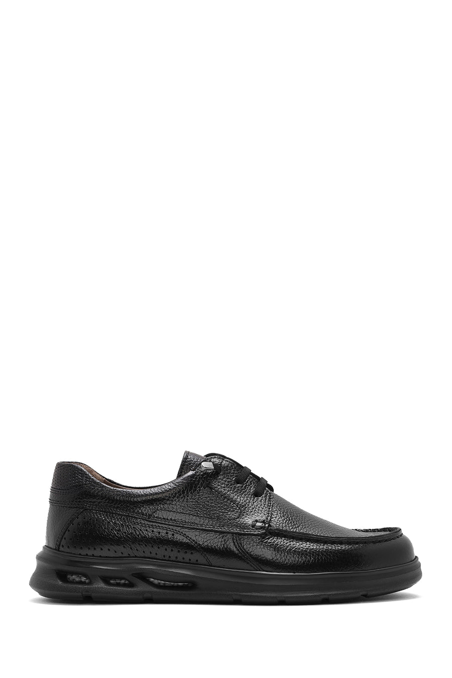 Men's Black Lace-up Leather Casual Shoes 25SFD6034FT | Derimod