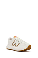 Camper Men's White Pelotas Athens Lace-Up Fabric Sneakers | Derimod