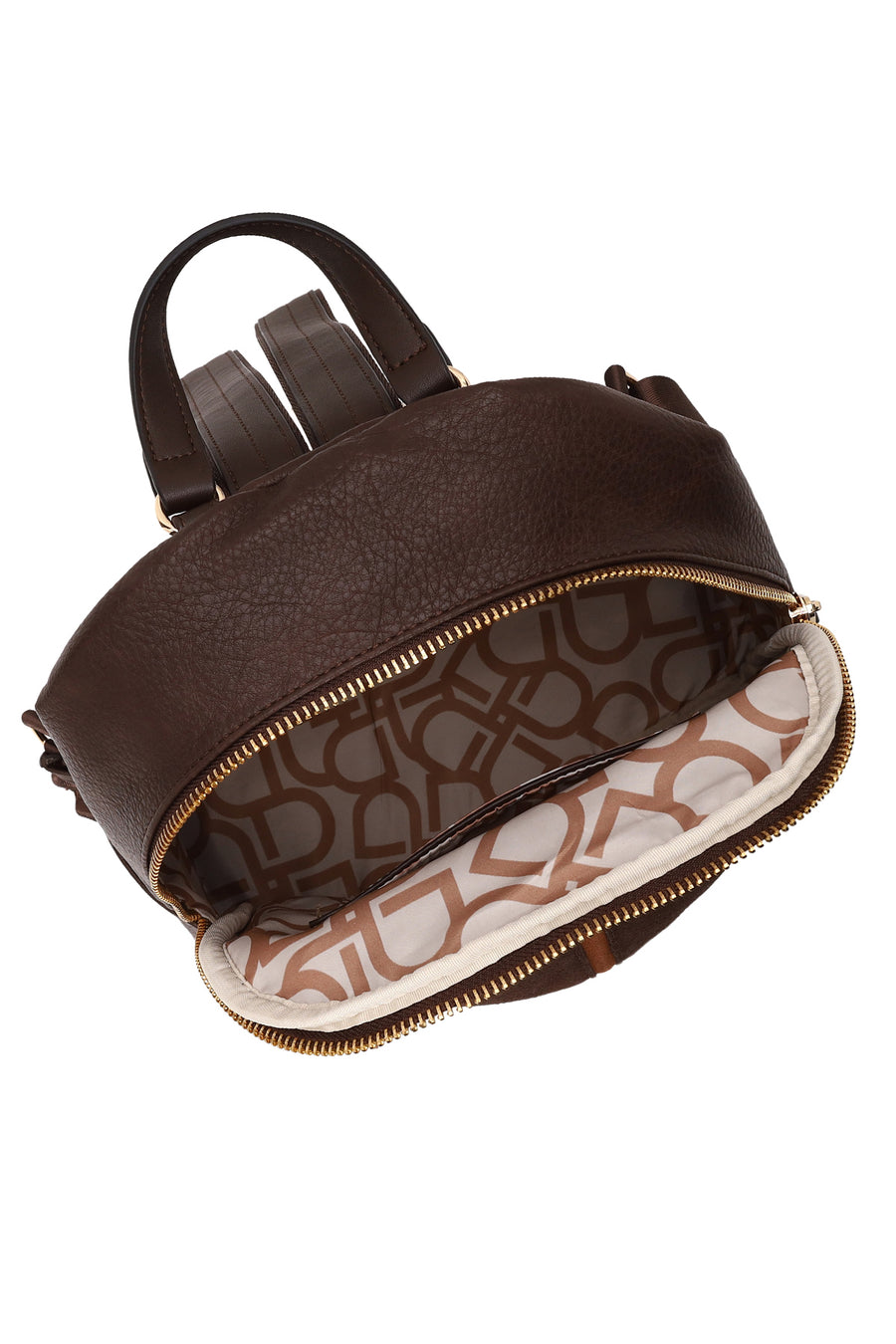 Woman Brown Casual Backpack