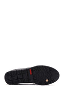 Women's Black Leather Comfort Casual Shoes | Derimod