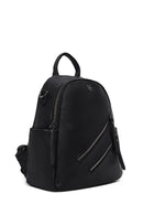 Woman Black Long-Strap Backpack | Derimod